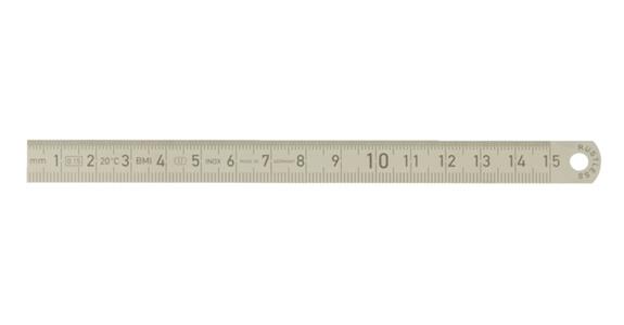 Flexible scale division 1/2 and 1/1 mm EG acc. II rust-proof L=1000 mm