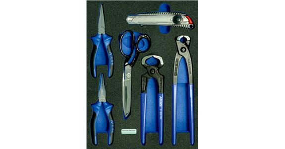 OPT-I-STORE insert 260x345x30mm for pliers set 6 pcs cat. no. 59649 101