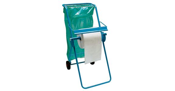 Floor stand mobile for cleaning cloth rolls up to 42 cm WxHxD 480x1060x550 mm