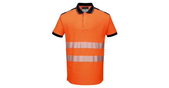 Výstražná polokošile PW3, oranžová/černá, 3XL