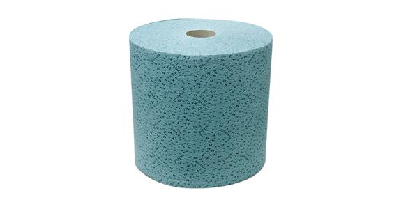 Wet wipe roll Polytex® blue approx. 500 sheets cloth size approx. 38x32 cm