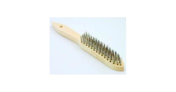 Wire brush VA 4 rows 0.2 mm thread