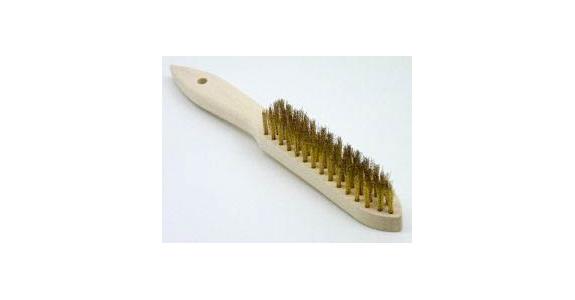 Wire brush brass wire 4 rows