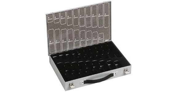 Box, empty for max. 600 tw. drill bits, 0.5–10mm dia., 0.5mm/inc., 325x225x50mm