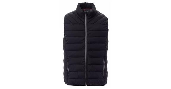 Time quilted vest black size S