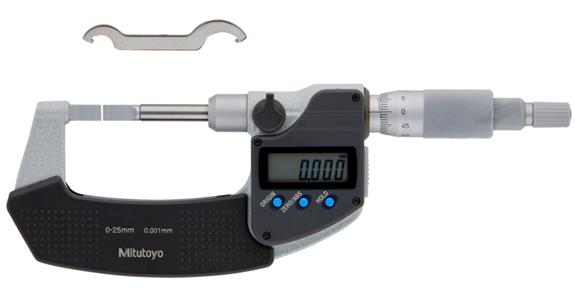 Micrometer with narrow measuring surfaces 50-75 mm type A